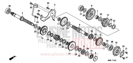 BOITE DE VITESSES XL600VX de 1999